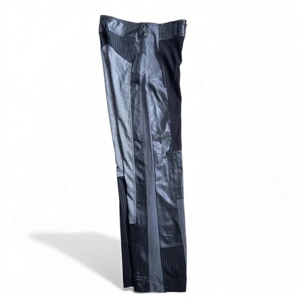 LeGatte Made in Italy Patchwork Mixed-Fabric Pants – IT 42 / US 6 - Picture 9 of 16